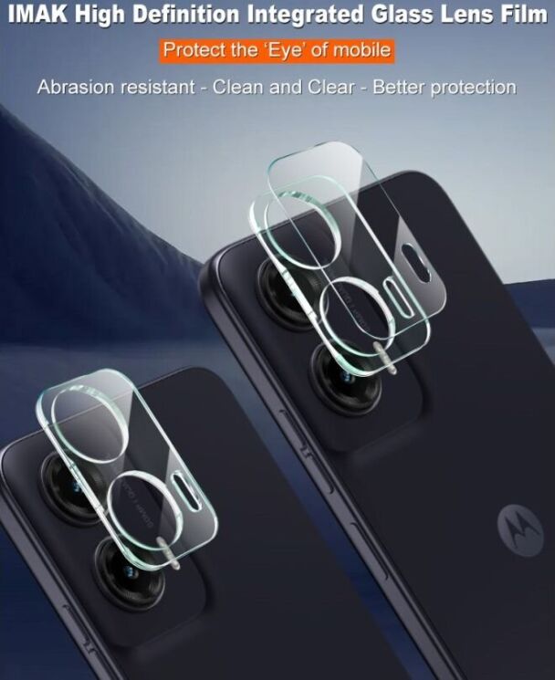 Защитное стекло на камеру IMAK Integrated Lens Protector для Motorola Moto G35: фото 5 из 8