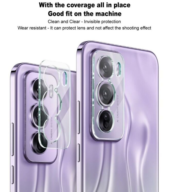 Защитное стекло на камеру IMAK Integrated Lens Protector для Motorola Moto G35: фото 6 из 8
