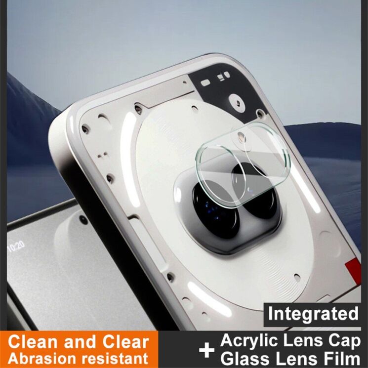 Защитное стекло на камеру IMAK Integrated Lens Protector для Nothing Phone (2a) Plus: фото 3 из 7