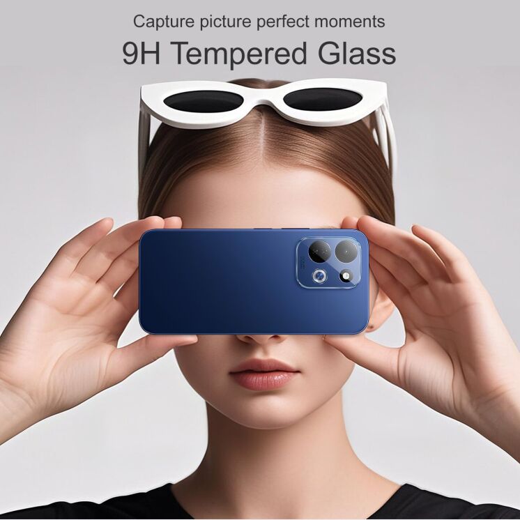Защитное стекло на камеру IMAK Lens Protector для Xiaomi Redmi 17 - Black (429029B) Защитное стекло на камеру IMAK Lens Protector для Xiaomi Redmi 17 - Black: фото 4 из 8