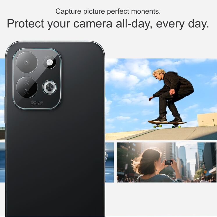 Защитное стекло на камеру IMAK Lens Protector для Xiaomi Redmi 17 - Black (429029B) Защитное стекло на камеру IMAK Lens Protector для Xiaomi Redmi 17 - Black: фото 6 из 8