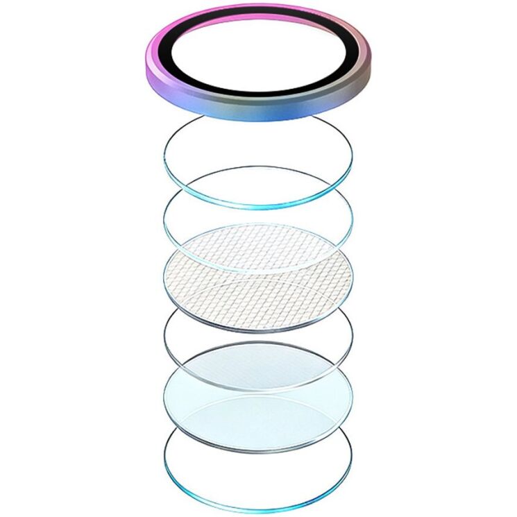 Защитное стекло на камеру RURIHAI Lens Protector для Samsung Galaxy S26 Plus (S947) / Galaxy S26 (S942) - Multicolor: фото 2 из 6