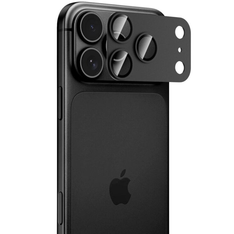 Захисне скло для камери Tech-Protect CamFull Fit + для iPhone 18 Pro (5906302325023) - Black: фото 2 з 9