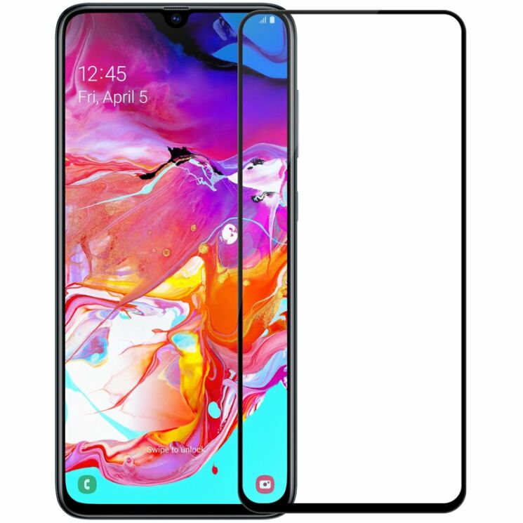 Защитное стекло NILLKIN Amazing CP+ для Samsung Galaxy A70 (A705) - Black: фото 2 из 18
