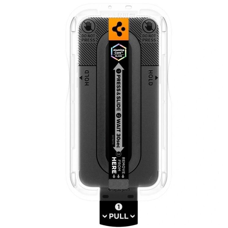 Захисне скло Spigen Glas.tR EZ Fit Pro Privacy для iPhone 18 Pro (AGL12028) (440135) Захисне скло Spigen Glas.tR EZ Fit Pro Privacy для iPhone 18 Pro (AGL12028): фото 3 з 12