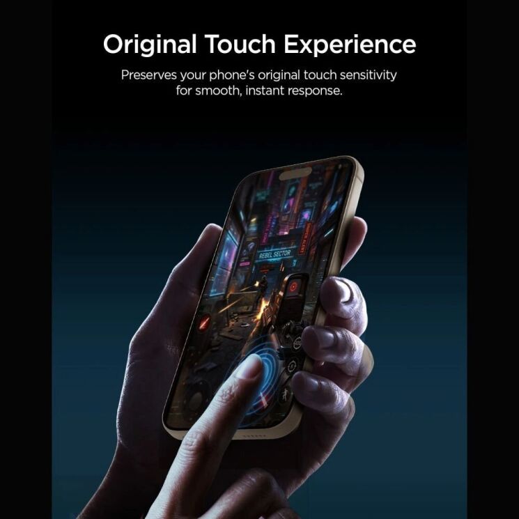 Захисне скло Spigen Glas.tR EZ Fit Pro Privacy для iPhone 18 Pro (AGL12028) (440135) Захисне скло Spigen Glas.tR EZ Fit Pro Privacy для iPhone 18 Pro (AGL12028): фото 7 з 12
