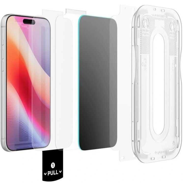 Захисне скло Spigen Glas.tR EZ Fit Pro Privacy для iPhone 18 Pro (AGL12028) (440135) Захисне скло Spigen Glas.tR EZ Fit Pro Privacy для iPhone 18 Pro (AGL12028): фото 2 з 12
