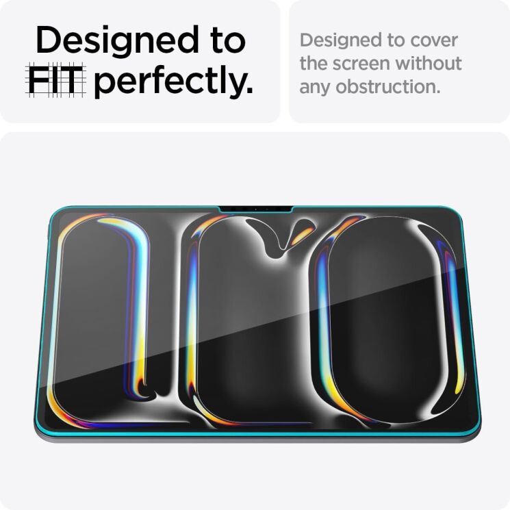 Защитное стекло Spigen (SGP) Glas.tR EZ Fit (FT) для Apple iPad Pro 11 (2024): фото 8 из 11