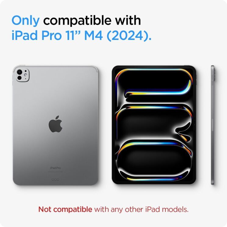 Защитное стекло Spigen (SGP) Glas.tR EZ Fit (FT) для Apple iPad Pro 11 (2024): фото 7 из 11