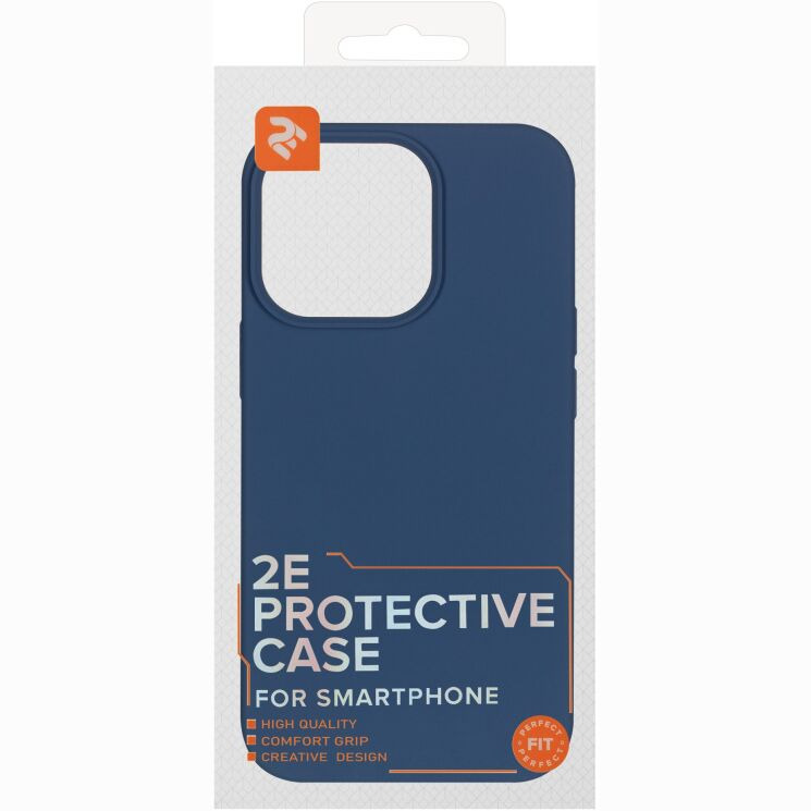 Защитный чехол 2Е Liquid Silicone для iPhone 13 Pro - Light Blue: фото 3 из 3