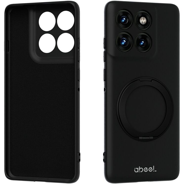Защитный чехол ABEEL Lyra Skin Kickstand with MagSafe для Motorola Edge 60 Pro - Black: фото 1 из 6