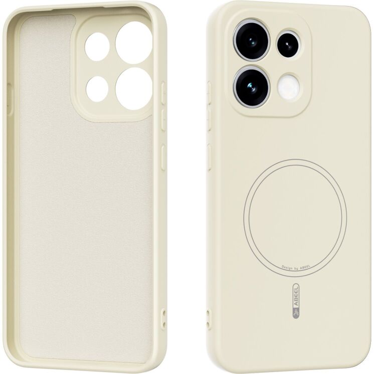Защитный чехол ABEEL Lyra Skin with MagSafe для OPPO Reno 16 F/FS - Beige (413409E) Защитный чехол ABEEL Lyra Skin with MagSafe для OPPO Reno 16 F/FS - Beige: фото 1 из 6