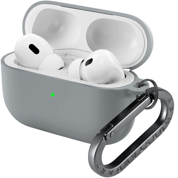Защитный чехол ArmorStandart Hang Case для AirPods Pro 3 - Light Grey (390127LH) Защитный чехол ArmorStandart Hang Case для AirPods Pro 3 - Light Grey: фото 1 из 2