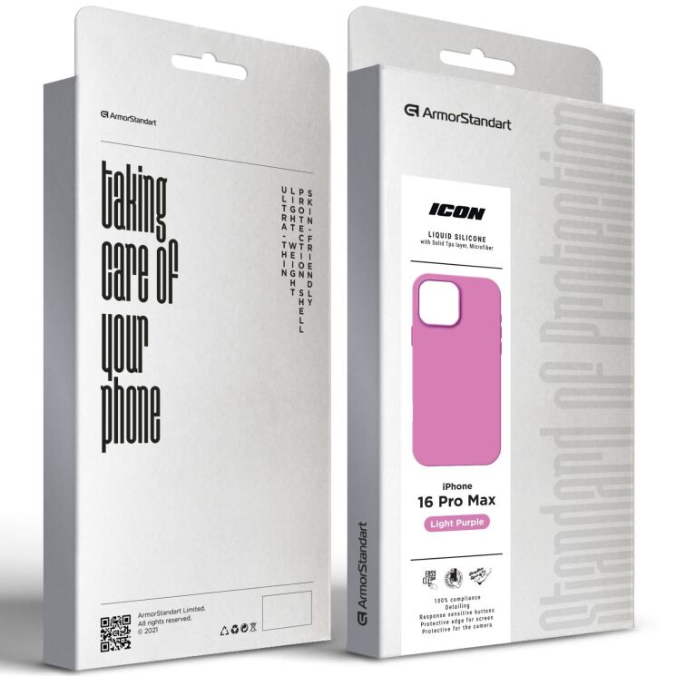 Защитный чехол ArmorStandart ICON2 Case для Apple iPhone 16 Pro Max - Purple: фото 3 из 9