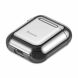 Защитный чехол BASEUS Shining Hook Case для Apple AirPods 1 / 2 - Silver (247310S). Фото 4 из 25