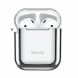 Защитный чехол BASEUS Shining Hook Case для Apple AirPods 1 / 2 - Silver (247310S). Фото 6 из 25