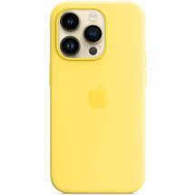 Защитный чехол Copiex Silicone Case with MagSafe для Apple iPhone 14 Pro - Canary Yellow: фото 1 из 5