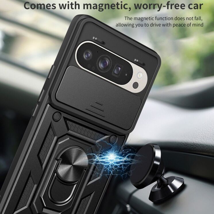 Защитный чехол Deexe Armor Shield для Google Pixel 9 / 9 Pro - Black: фото 6 из 9