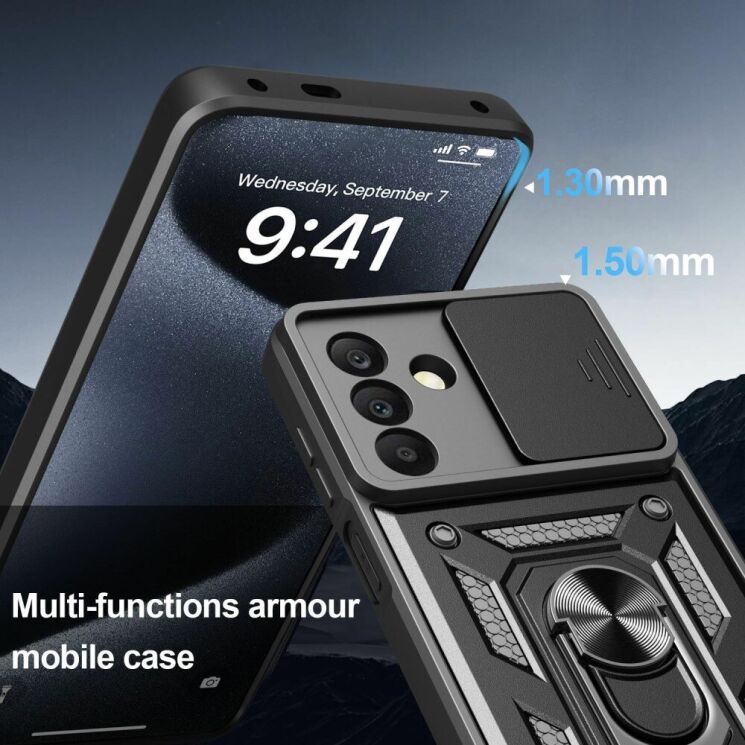 Защитный чехол Deexe Armor Shield для Samsung Galaxy A26 (A266) - Black: фото 8 из 8
