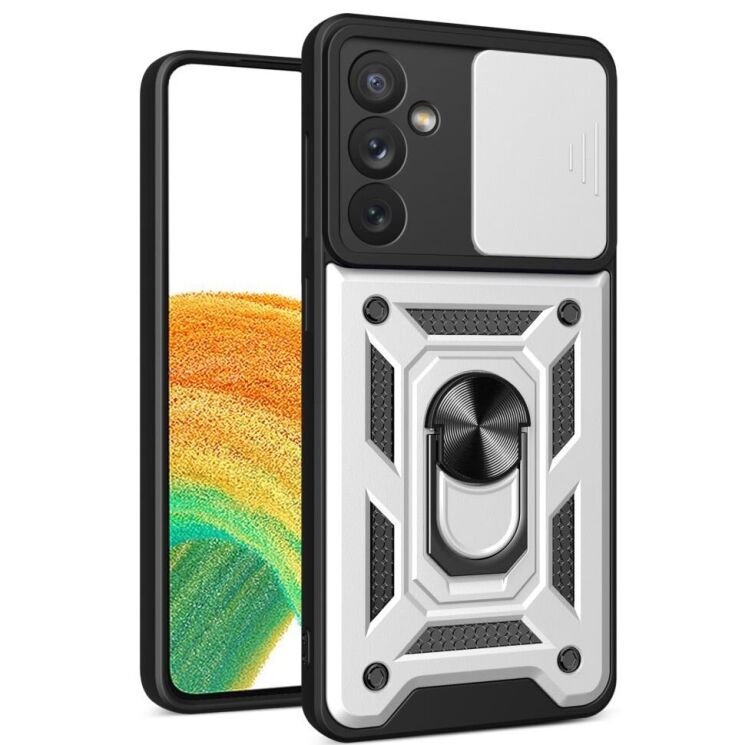Защитный чехол Deexe Armor Shield для Samsung Galaxy A34 (A346) - Silver: фото 1 из 9