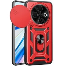 Защитный чехол Deexe Armor Shield для TECNO Spark 30C - Red: фото 1 из 9