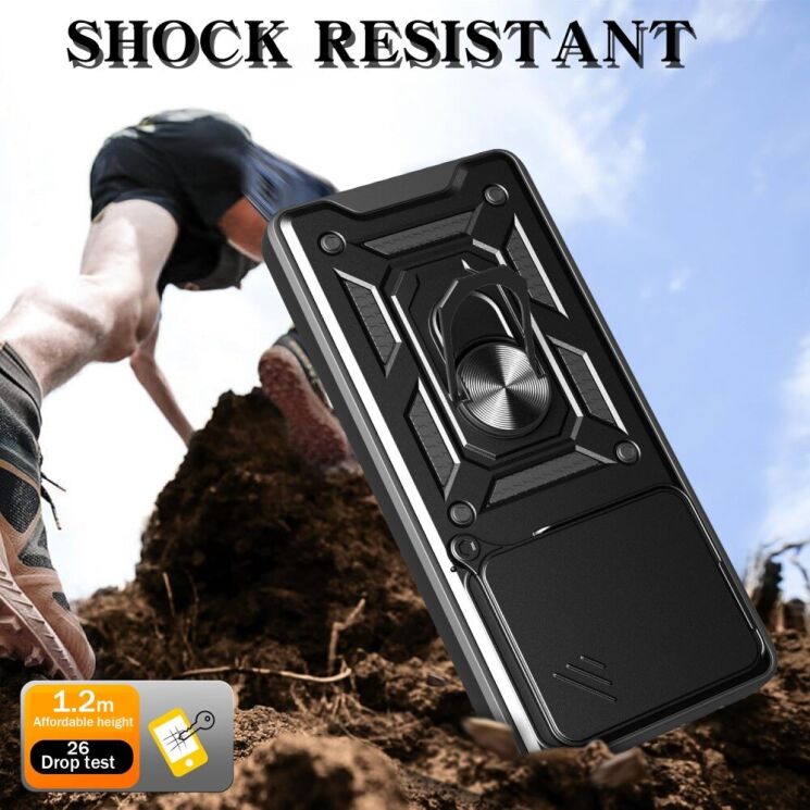 Защитный чехол Deexe Armor Shield для Xiaomi 15 - Black: фото 3 из 10