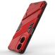 Защитный чехол Deexe Bibercas для Motorola Moto G24 - Red (347850R). Фото 3 из 7