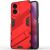 Захисний чохол Deexe Bibercas для Motorola Moto G24 - Red: фото 1 з 7