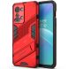 Защитный чехол с подставкой Deexe Bibercas для OnePlus Nord 2T - Red (307019R). Фото 1 из 6