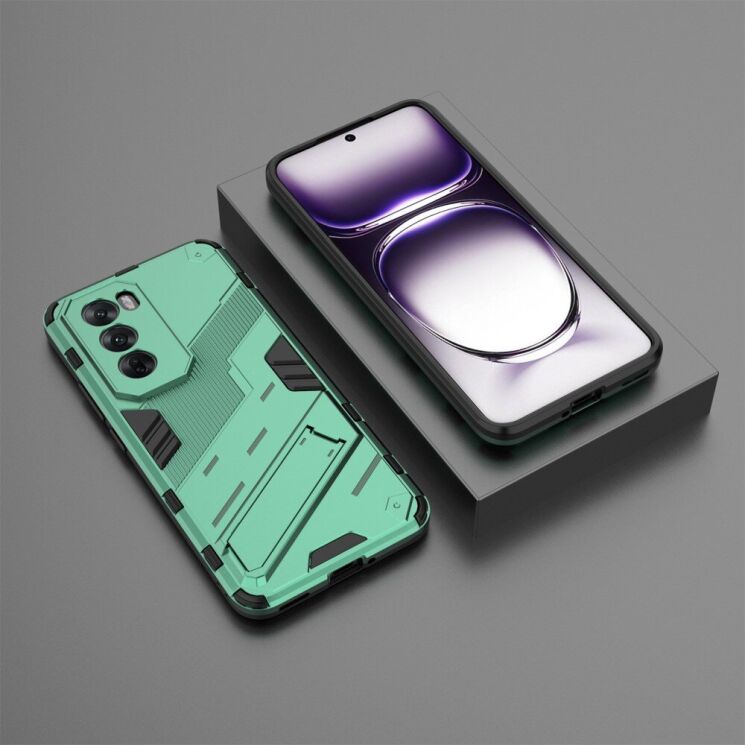 Защитный чехол Deexe Bibercas для OPPO Reno 12 - Green: фото 6 из 7
