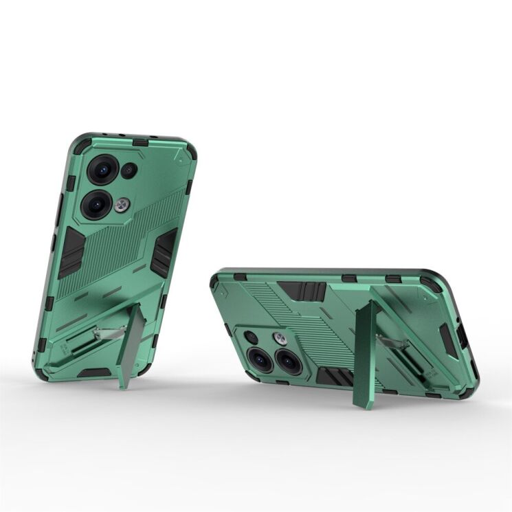 Захисний чохол Deexe Bibercas для OPPO Reno 13 5G - Green: фото 3 з 7