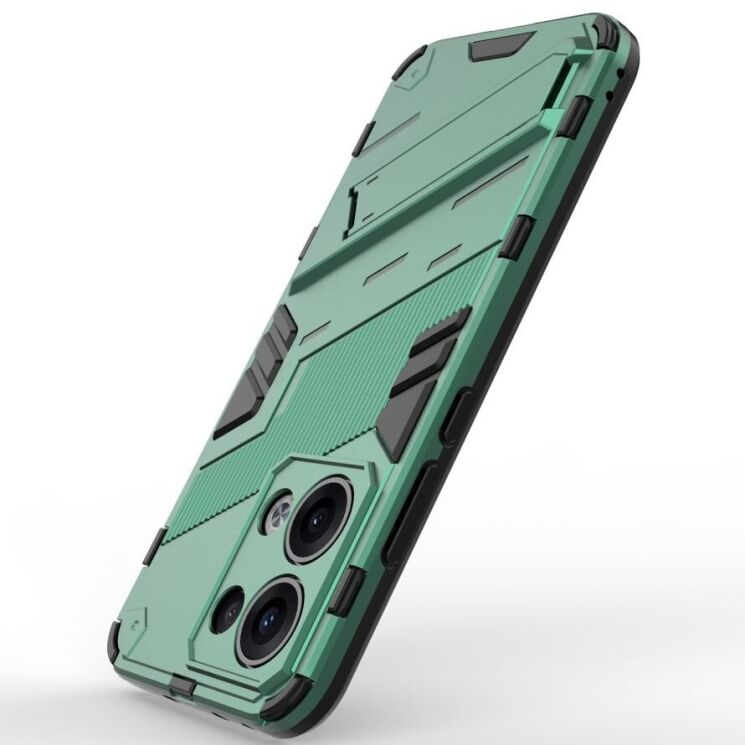 Захисний чохол Deexe Bibercas для OPPO Reno 13 5G - Green: фото 4 з 7