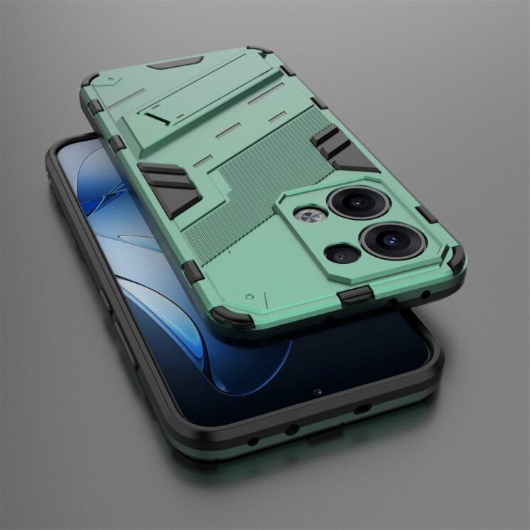 Захисний чохол Deexe Bibercas для OPPO Reno 13 5G - Green: фото 5 з 7