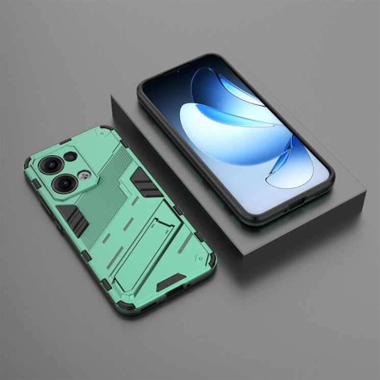 Захисний чохол Deexe Bibercas для OPPO Reno 13 5G - Green: фото 6 з 7