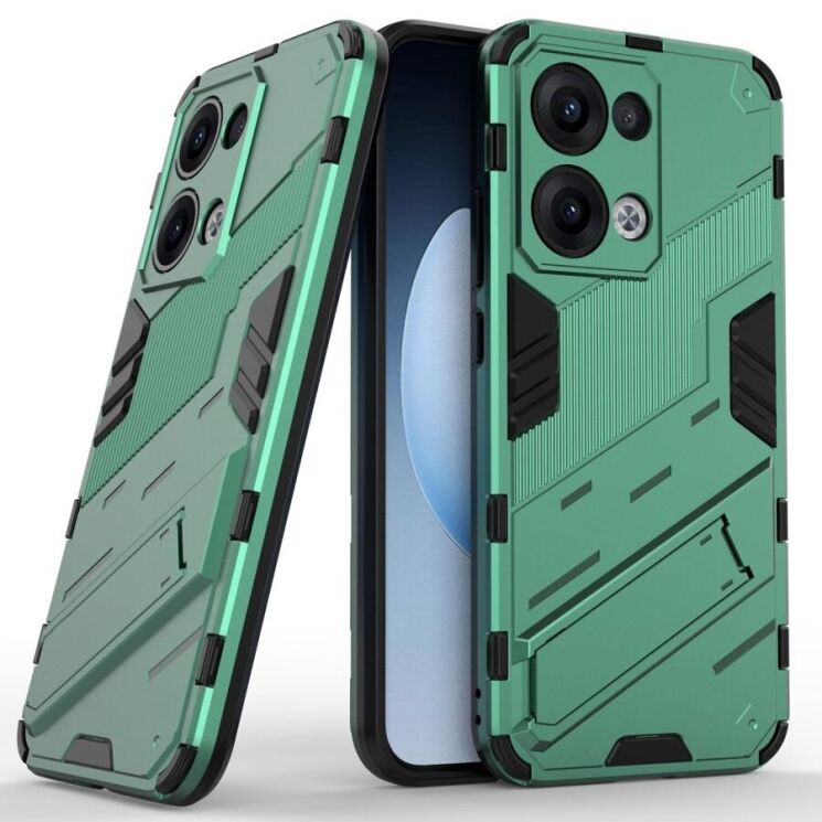 Захисний чохол Deexe Bibercas для OPPO Reno 13 5G - Green: фото 1 з 7