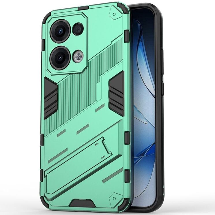 Захисний чохол Deexe Bibercas для OPPO Reno 13 5G - Green: фото 2 з 7