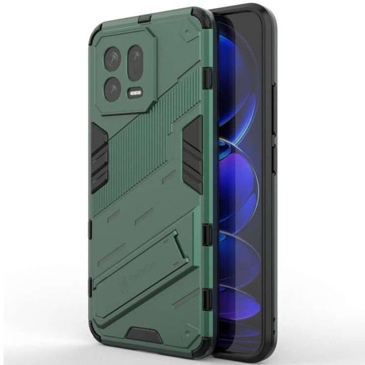 Защитный чехол Deexe Bibercas для Xiaomi 13 - Green: фото 2 из 6