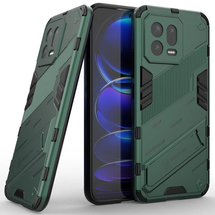 Защитный чехол Deexe Bibercas для Xiaomi 13 - Green: фото 1 из 6