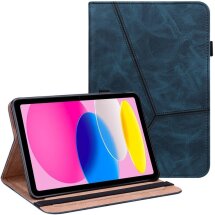Защитный чехол Deexe Business Cover для Apple iPad 10.9 (2022) / iPad 11 (2025) - Blue: фото 1 из 12
