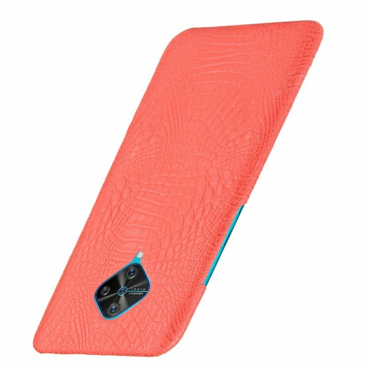 Защитный чехол Deexe Croco Style для VIVO V17 - Red: фото 3 из 6