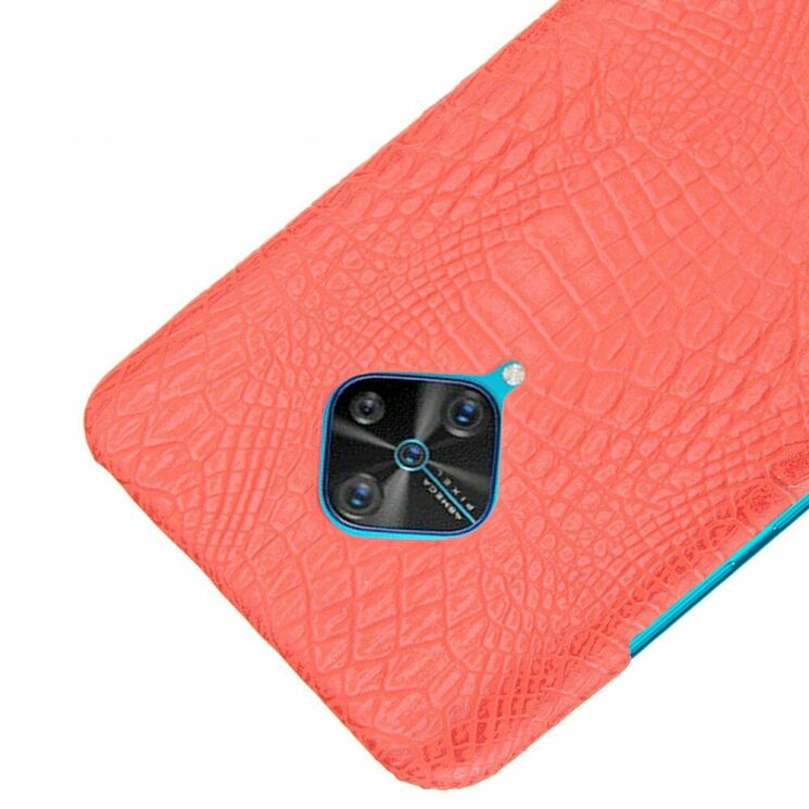 Защитный чехол Deexe Croco Style для VIVO V17 - Red: фото 4 из 6
