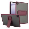 Защитный чехол Deexe Crystal Kickstand для Samsung Galaxy Tab A9 Plus (X210/216) - Wine Red (339247WR)
