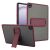 Захисний чохол Deexe Crystal Kickstand для Samsung Galaxy Tab A9 Plus (X210/216) - Wine Red: фото 1 з 12