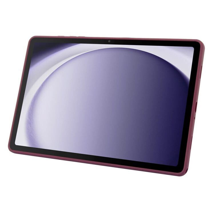Защитный чехол Deexe Crystal Kickstand для Samsung Galaxy Tab A9 Plus (X210/216) - Wine Red: фото 3 из 12
