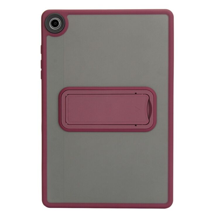 Защитный чехол Deexe Crystal Kickstand для Samsung Galaxy Tab A9 Plus (X210/216) - Wine Red: фото 4 из 12