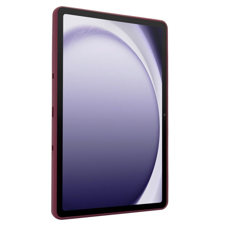 Защитный чехол Deexe Crystal Kickstand для Samsung Galaxy Tab A9 Plus (X210/216) - Wine Red: фото 6 из 12