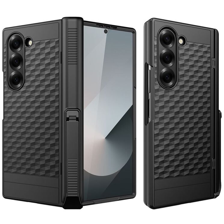 Защитный чехол Deexe Cube для Samsung Galaxy Fold 6 - Black: фото 1 из 12
