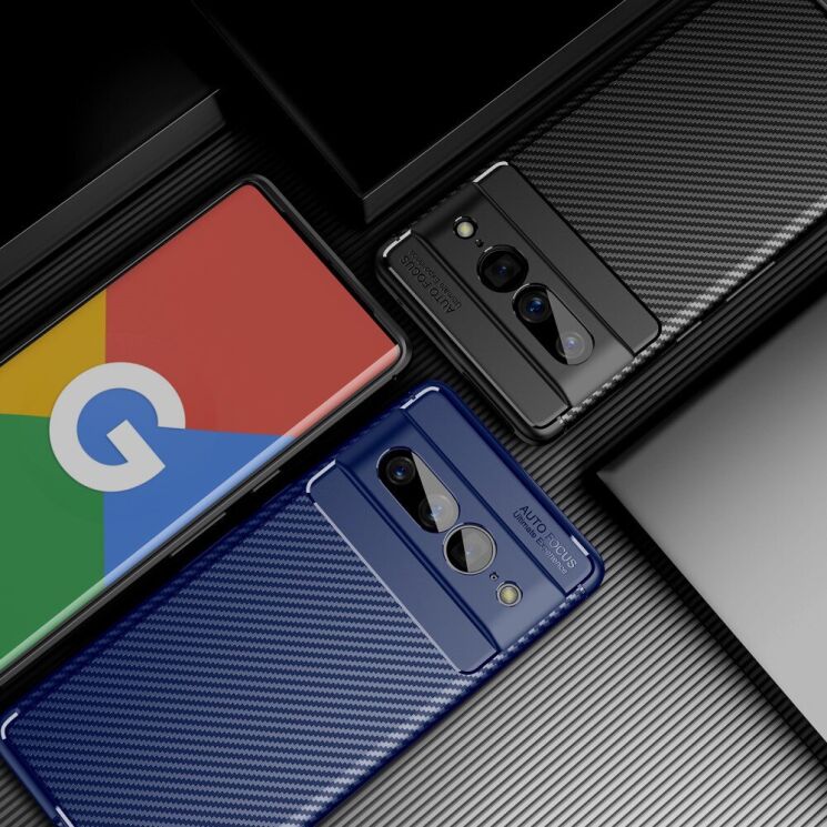 Защитный чехол Deexe Fusion для Google Pixel 7 Pro - Black: фото 10 из 10