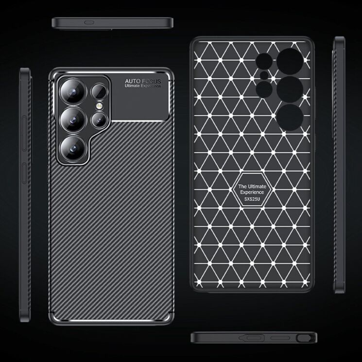 Захисний чохол Deexe Fusion для Samsung Galaxy S25 Ultra (S938) - Black: фото 8 з 10