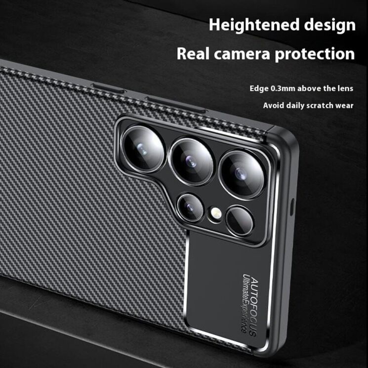 Захисний чохол Deexe Fusion для Samsung Galaxy S25 Ultra (S938) - Black: фото 7 з 10